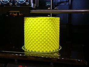 moleté vase l'art 3d print model - Mito3D
