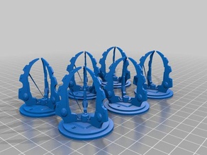 eldar objective markers toy game accessories warhammer40k warhammer 40k wh40k 3d print model - Mito3D