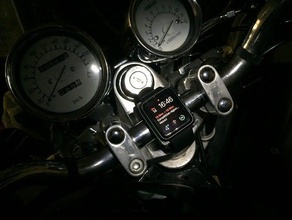 apple relógio de 42mm montagem do guidão moto gadgets 3d print model - Mito3D