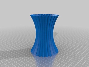 mi personalizados estrellado curvas tazón de la copa del jarrón contenedores 3d print model - Mito3D