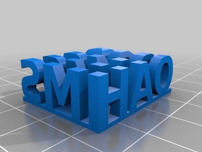 ims hao Skulpturen angepasst 3d print model - Mito3D