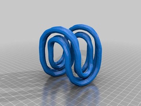 loop per la matematica art topmod 3d print model - Mito3D
