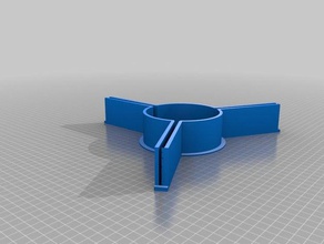 my customized parametric model rocket fin alignment tool hand tools 3d print model - Mito3D