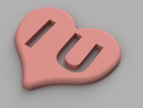 valentines day gift 2d art gifts 3d print model - Mito3D