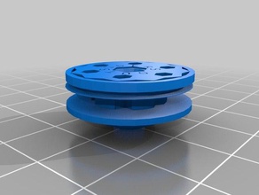 dual o-ring v2 v3 aeg piston head 3d printing 3d print model - Mito3D