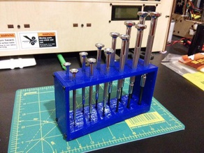 screw driver stand tool holders boxes 3d print model - Mito3D