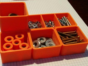 boxx insert divisions tool holders boxes customizer 3d print model - Mito3D