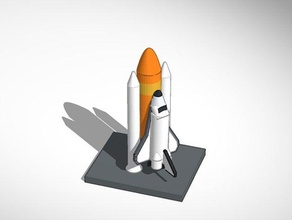 space-shuttle 3d drucken 3d print model - Mito3D