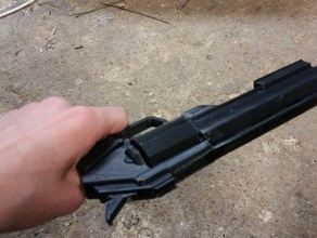 xcom 2 conventional pistol props 3d print model - Mito3D