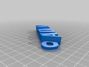 aidan keyfob organization customized 3d print model - Mito3D
