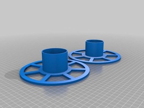 my customized filament spool 3d printer accessories 3d print model - Mito3D