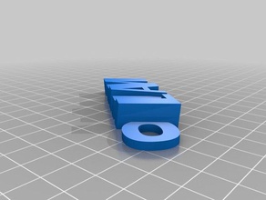liam keyfob organization customized 3d print model - Mito3D