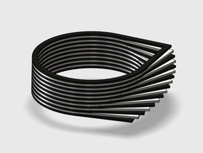 twist ring Ringe Schmuck 3d-gedruckten twisted 3d print model - Mito3D