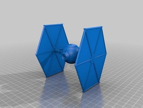 basic tie fighter le scansioni repliche star wars 3d print model - Mito3D