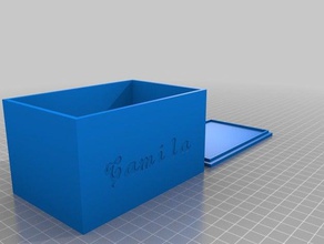 mi personalizar cuadro de camila contenedores 3d print model - Mito3D