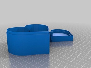 mi personalizar cuadro de amor contenedores 3d print model - Mito3D