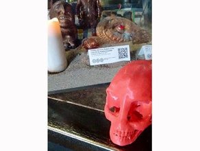 alien cráneo calavera de cristal la inspiración props biología crystalskull indiana jones movie prop 3d print model - Mito3D