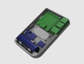 pigrrl 2 remix 2200 lithium ion cylinder battery video games 2200mah bottom pigrrl2 3d print model - Mito3D