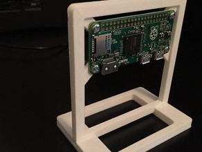 raspberry pi zero stand gadgets case 3d print model - Mito3D
