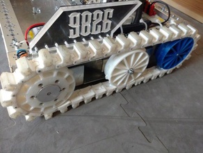 custom tread-track-system in der Robotik ftc tank tracks 3d print model - Mito3D