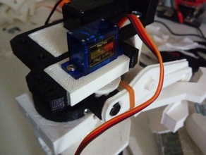 adattatore micro sg90 servo inmoov mascella meccanismo robotica 3d print model - Mito3D