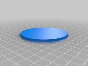 75mm round base other gaming miniature tabletop 3d print model - Mito3D