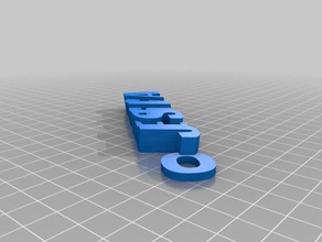jessica keyfob organization customized 3d print model - Mito3D