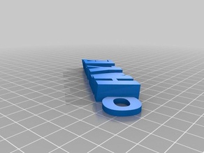 hayley keyfob organization customized 3d print model - Mito3D