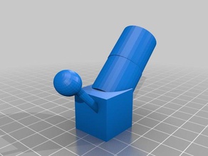 cannon hollow barrel lever 3d printing 3d print model - Mito3D