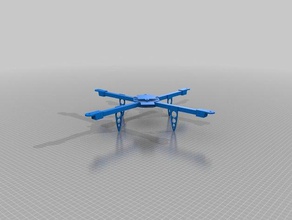 my customized fully parametric quadcopter rc vehicles 3d print model - Mito3D