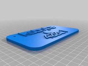 kabota sinais logotipos personalizado 3d print model - Mito3D