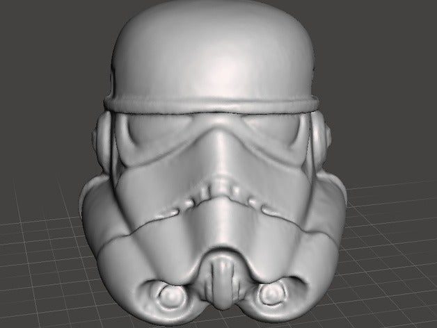 yeniden işleme stormtrooper kaskı modelleri 3D print model - Mito3D