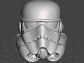 yeniden işleme stormtrooper kaskı modelleri 3d print model - Mito3D