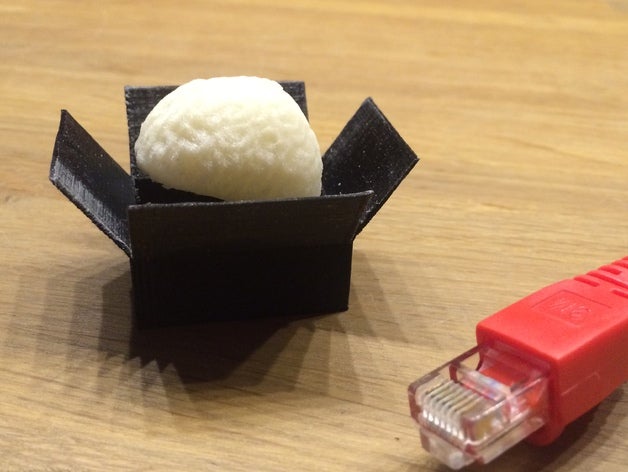 sortir la boîte de pensée sculptures en disant: 3D print model - Mito3D