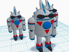 elemental hero android neos 3d impresión 3d print model - Mito3D