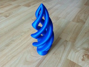 decorativos espiral jardín de la varilla topper decoración 3d print model - Mito3D