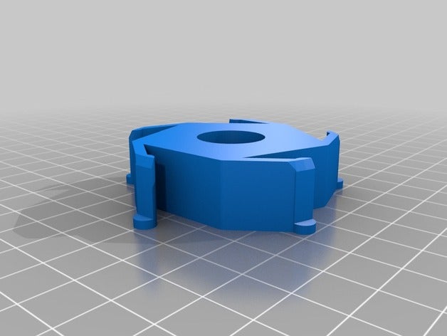 my customized spool hub adapter scott 16x56 3d printer parts 3D print model - Mito3D