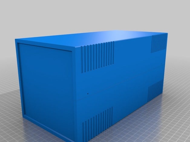 24v 400w Netzteil-box - Elektronik angepasst 3D print model - Mito3D