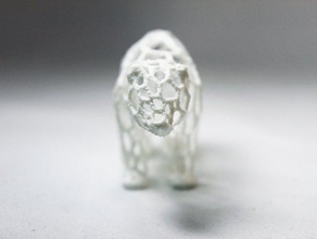 paramétrique de l'ours sculptures 3d print model - Mito3D