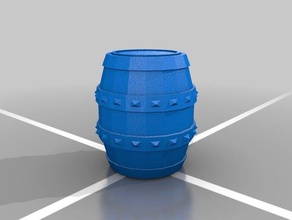 dungeons dragons barrel playsets 28mm dnd frostgrave mordheim openforge scatter terrain 3d print model - Mito3D