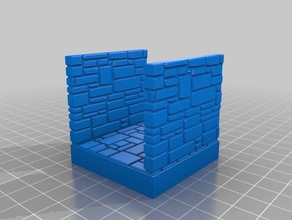 openforge de piedra ladrillo doble pared juguete juego accesorios 3d print model - Mito3D