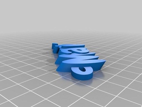 llavero maril&oacute 02 organización personalizado 3d print model - Mito3D