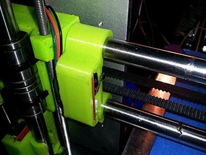 mega prusa i3 x-Anschlag montieren 3d Drucker Teile 3d-Drucker erstellt von freecad 3d print model - Mito3D