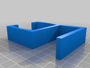 euro power strip clip customizable size organization customizer 3d print model - Mito3D