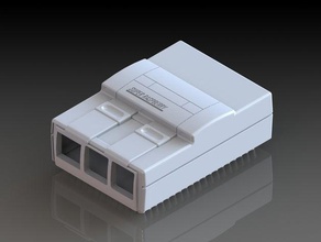 snes raspberry pi b+ caso computer console giochi nintendo super video 3d print model - Mito3D