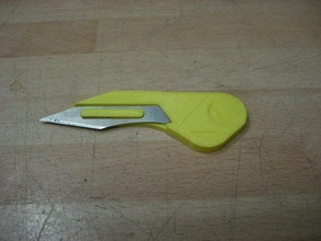no 4 scalpelblade holder hand tools utility knife 3d print model - Mito3D