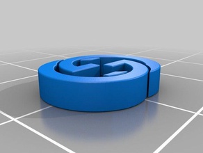 il logo gucci accessori makeredchallenge 3d print model - Mito3D