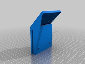 customizable bowden frame mount 3d printer parts customizer 3d print model - Mito3D
