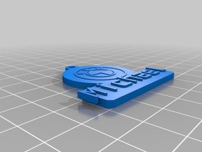 mein Auto angepasst keyringwith Auto-logos Schlüsselanhänger 3d print model - Mito3D