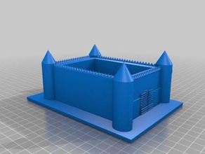 copie du moyen age château 3d l'impression 3d print model - Mito3D